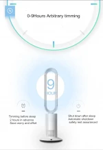 240V High Power 1800W Double PTC Ceramic Cone Heaters Fast Heat 120 Degrees Oscillating Electric Fan Moves Warm Air Fan
