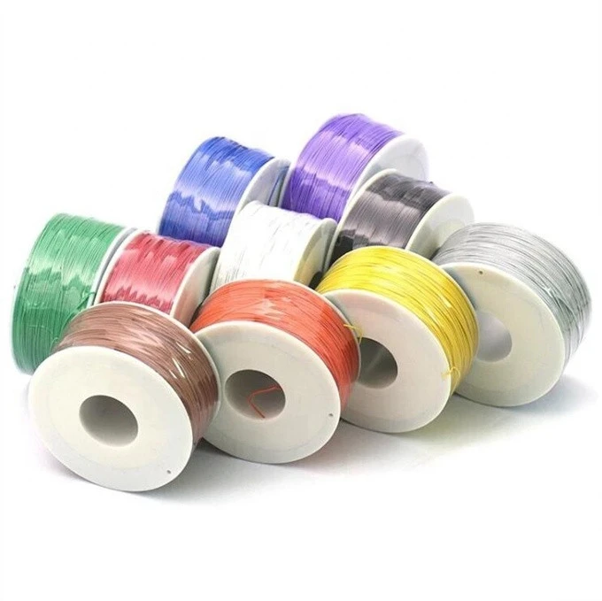 250 m/lots 30 AWG Wrapping Wire 10 Colors Copper Cable Ok Wire Electrical Wire for Laptop Motherboard PCB Solder