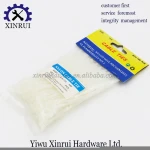2.5*100 Flexible Plastic Thin Cable Ties Packing in Bag with Card