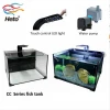 27L,New style Glass sponge filter aquarium tanks for shop with aquarium plant light