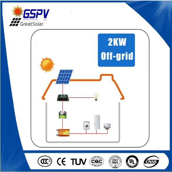 2kw off-Grid Solar Power System for Home Use