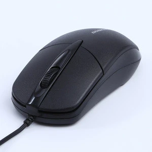 3-Button Optical USB Wired Mouse with 5ft Cord, 1000 DPI office standard mouse Compatible with PC/Mac/Desktop and Laptop