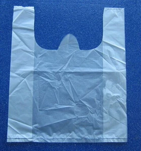30 mic PLA Corn-starch Biodegradable /Compostable T-shirt Bag