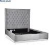 300000 SKU ODM Shayne Luxury High-end Customize Solid Wood Bed China Hotel Bedroom Furniture