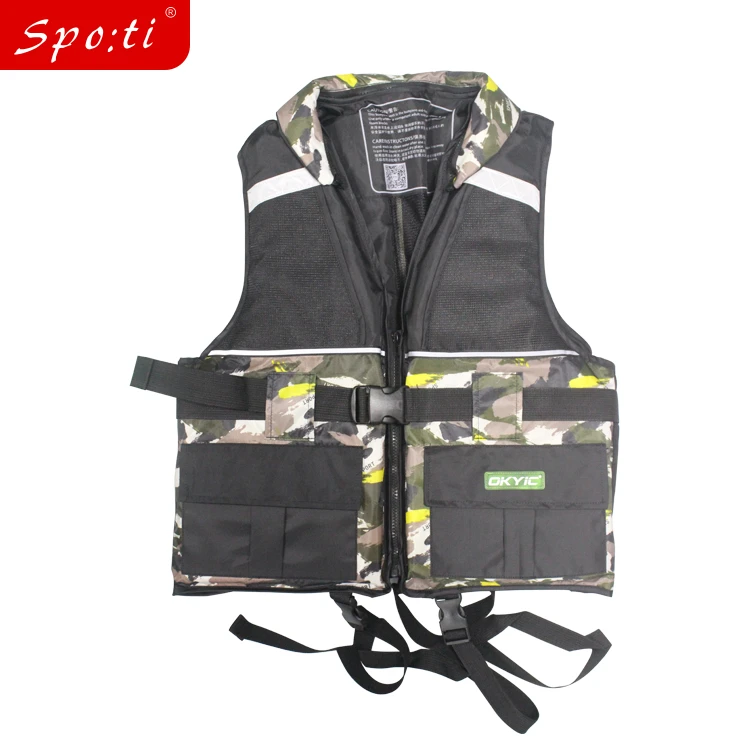 300D Oxford Fabric Drowning Prevent Swimsuit Adult Life Jacket For Surfing Sports Life Jackets