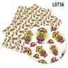 30*136cm Cute Cartoon Mexico Little Girl  Faux Leather Sheets in Crafts