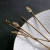 Import 304 Stainless Steel Leaf Decorative Metal Martini Cocktail Dessert Salad Fork Fruit Pick Coffee Spoon Stick from China