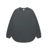 305g Heavy Weight Oversized Long Sleeve T-Shirt with Curved Hem Customizable Autumn Winter 2024