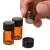 Import 30ml brown glass medical reagent vial/30ml reagent bottle with white Glass cap from China