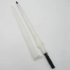 32 inch 210T Polyester Promotional White Golf Umbrella Strong Windproof Customized LOGO Color EVA Handle