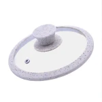 32cm G Type Pan Pot Silicone Glass Lid Cover  Kitchen Tool Cookware