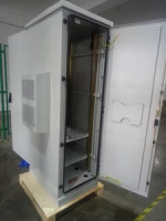 37U outdoor network cabinet with 500W DC air conditioner cooling