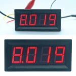 4 digits bit Ammeter Current Panel Meter Gauge 0.56inch Red LED 0-9.999A, Amp Panel Meter 5A Current Tester Detector for Car