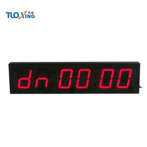 4 inch 6 digits led digital timer mechanical clock