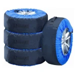 4 Pieces Universal Spare Car Tire Cover Wheel Storage and Carry Bag Cover holder Tote tire cover