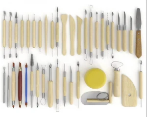42pcs Wooden Clay Modeling Tools Set With Colorful box