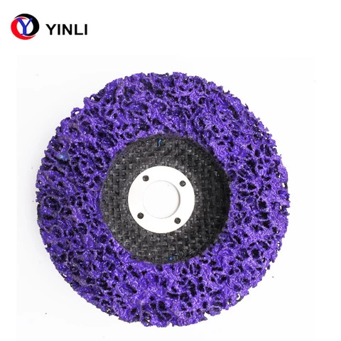 4.5inch  polishing clean and strip disc with purple colour
