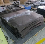 4mm light brown transparent acrylic windshield for golf cart