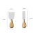 Import 4Pcs/Set Stainless Steel Cheese Knife Set For Cheese Pizza With Wood Bamboo Handle from China