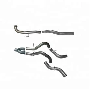 5 inch Downpipe Back DUAL System, Fit 2017, 6.6L, 2500/3500, L5P, Race Exhaust