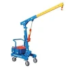 500kg 1000kg 2000kg 3000kg Electric Movable Small Hydraulic Spider Floor Crane Mini Crane with Lift Mould 3 2 1 ton