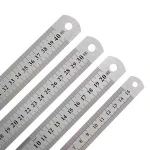 50cm Industrial Metal Customized Stainless Steel Rulers With Holes