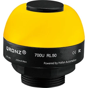 50mm spherical indicator signal warning led 24v light buzzer for warehouse shelves