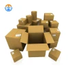 5368 TriHo Personalized postage box, Custom corrugated cardboard black matte shipping Paper Box