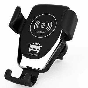 5GPACED Top Seller Universal Mobile Wireless Car Charger 10W Fast Charging Car Holder Q12 Car Wireless Charger Mobile Holder