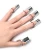 Import 5Pcs Reusable Nail Art Foils Nail Forms for UV Gel Silver Manicure nail Extension form Guide Builder Tools from China