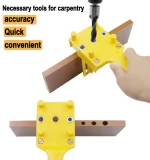 6-10mm ABS Hand-held Wood Punch Woodworking Locator Boards Connection Hole Locator Woodworking Tool Straight Hole Locator