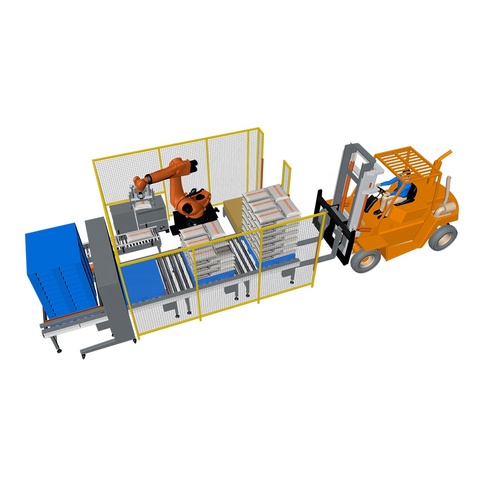 Buy 6 Axis Robot Arm Chemical Fertilizer Plastic Bag Palletizing Robot ...