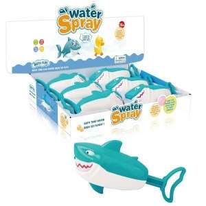 6 pcs display box shark water cannon summer watergun playing water game gun toy baby shower bath toy animal