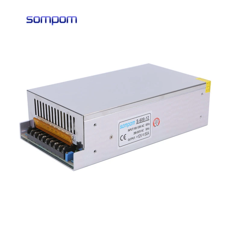 600W ac to dc  led driver 12V 50A switching power supply