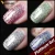 #60752 CANNI supply nail art Venalisa 12ml 12 color aluminum foil sequin sparkling luminescence pigment Platinum nail gel polish