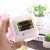 7 LED Colors Changing Digital Alarm Clock Desk Gadget Digital Alarm Thermometer Night Glowing Cube LCD Clock for home decoration
