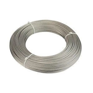 7x7 din 3055 2 - 10mm Hot Dipped galvanized stainless Steel cable Wire Rope for elevators price