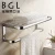 Import 81320 Hot Selling Modern Style Brass Chrome Wall Bathroom Towel Shelf Bathroom Towel Rack from China