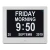 Import 8inch LCD Table Wifi Dementia Clock With Temperature Humidity Calendar and Weather Broadcast from China