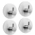 Import 8kg Round Self Adhesive Hooks, Hat Towel Robe Coat Stainless Steel Door Command Hooks Hanger from China