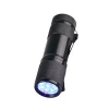 9 LED UV Flash Light 395nm 365nm UV Flashlight Black Light