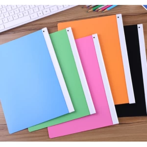A4  Document Holder clear color File Organizer Filling Folder PP Plastic Desk File folder clip