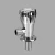 Import abs chromed plated 1/2&quot; polo taps india market best selling short body  plastic bibcock from China