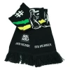 Acrylic cheap custom football scarf Custom soccer fan knitting scarf