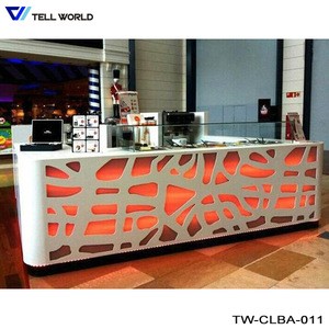 Acrylic solid surface stunning hookah bar furniture for home bar design