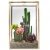 Import acrylic terrarium with metal frame for plant tabletop curio case acrylic shadow box from China