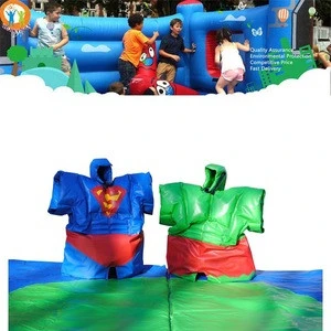 action sports Adult super hero Sumo Suits inflatable bouncy toys kids commercial jumping inflatable bouncer