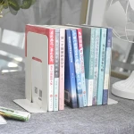 Adjustable book display rack environment-friendly custom iron bookend