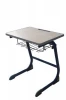 Adjustable desk and chair school furniture