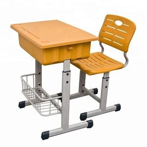 adjustable kids student boy study table  school desk and chair children furniture set